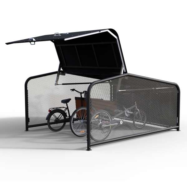 Bicycle with storage discount compartment